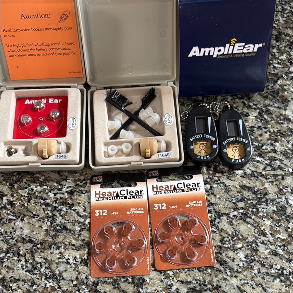 AmpliEar Hearing Aid Kit with Accessories